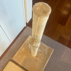 猫用爪とぎポール 84cm ボール付き つめとぎ ストレス解消 ガリガリ タワーの画像