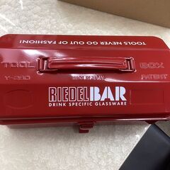 9/1更新✨未使用品✨RIEDEL✨ハイボールグラス&ツールボックス✨オシャレ 東洋スチールとコラボ✨1447の画像