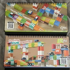 Qbi マグネティックキューブ 2セット（78ピース）スーパーとアクションレール 知育玩具 の画像