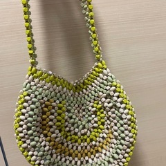zara ビーズバッグ　なつ