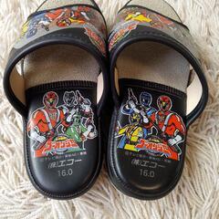 16.0cm【ゴーオンジャー】サンダルの画像