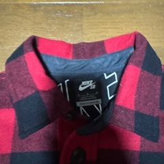 NIKE SB バッファロープライド　チェック柄　ネルシャツ　レッド　ナイキ バッファローチェック 赤 長袖 シャツの画像