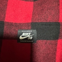 NIKE SB バッファロープライド　チェック柄　ネルシャツ　レッド　ナイキ バッファローチェック 赤 長袖 シャツの画像