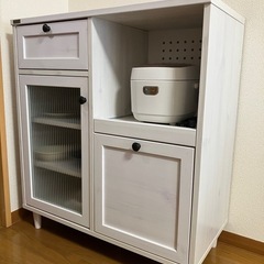 食器棚、家電収納　CERISE ポーリー レンジ台 PW90-8...