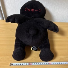 シャキーン　って書いてるぬいぐるみの画像