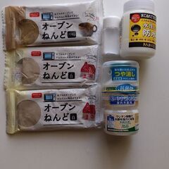 【交渉中】オーブン粘土とニス（マット）まとめて