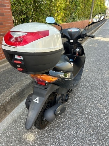 スズキアドレスV50 63ccボアアップ済みサイドスタンドGIVIリアボックス