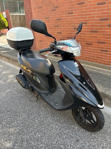 スズキアドレスV50 63ccボアアップ済みサイドスタンドGIVIリアボックス
