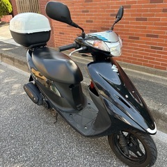 スズキ　アドレスV50  63ccボアアップ済み　サイドスタンド　GIVIリアボックスの画像