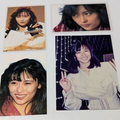 ☆中山美穂　生写真1・ブロマイド2・カード1　計4枚　中古品　2...
