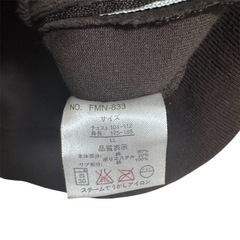 【IKKA】  ダークブラウン LL ジップアップジャケットの画像