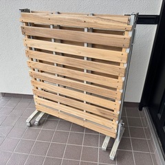 折りたたみベット　シングル　すのこ