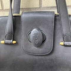 MASCOT マスコット ショルダーバッグ 本革 ブラック ユーズドの画像