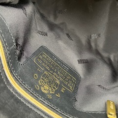 MASCOT マスコット ショルダーバッグ 本革 ブラック ユーズドの画像