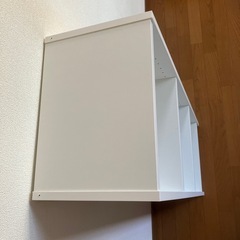 ★IKEA しっかり本棚（白3段）「美品」の画像