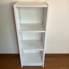 ★IKEA しっかり本棚（白3段）「美品」の画像