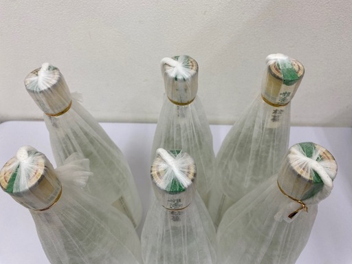 【未開封】豪華泡盛6本セット/粗濾過（あらろか）松藤　44度1800ｍｌ　詰め口07.5.9　♯34255－2