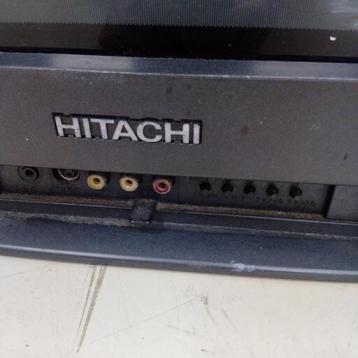 HITACHI V100 テレビ 黒 HITACHI ブラウン管カラーテレビ C24-WX50-1 黒 24インチ 通電