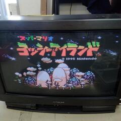 HITACHI ブラウン管カラーテレビ C24-WX50-1 黒 24インチ 通電