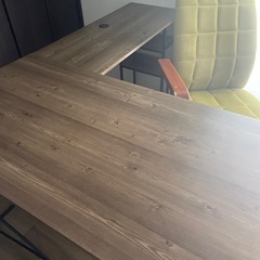 【中古品】L字　デスク　机の画像