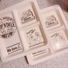 ディズニーチップとデール　ランチプレート