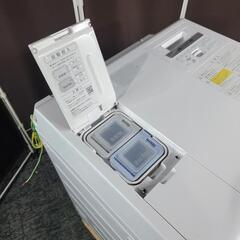 9028‼️関西エリア配送設置可🙌‼️最新2022年製✨洗剤自動投入✨SHARP 11kg/6kg ドラム式洗濯機の画像