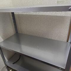 スチールラック 幅90×奥行40×高さ123.5cm 4段　亜鉛...