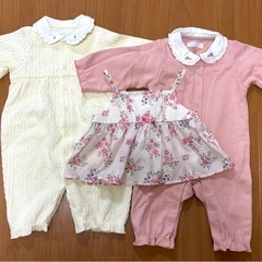 【✨新品未使用✨】bebe女の子👶🏻3点