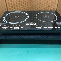 2口IHコンロ　YAMAZEN  YET-W1452(B)  2...