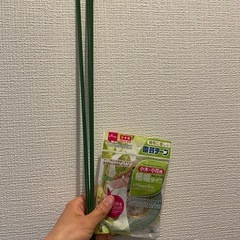 園芸 支柱とテープ