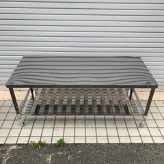 ③業務用ステンレス作業台　コンロ台