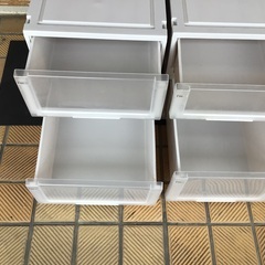 衣装ケースまとめて4ケースセットの画像