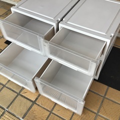 衣装ケースまとめて4ケースセットの画像