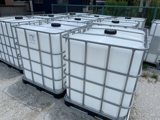 美品・洗浄済】1000L 貯水タンク IBCコンテナ 雨水タンク 災害