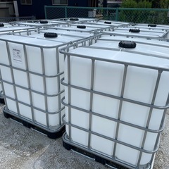 【美品洗浄済】1000L 貯水タンク IBCコンテナ 雨水災害備蓄 農業・工業用の画像