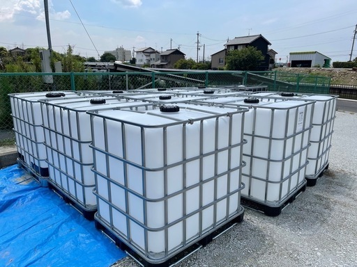 見事な 美品洗浄済】1000L 貯水タンク IBCコンテナ 雨水災害備蓄 農業 散水・水栓・水周り