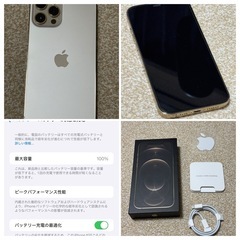 iPhone 12 Pro Max 256GB SIMフリー ゴ...