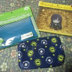 フラットポーチ 3点 セット （いろはす/ジョージア×ado/宝...