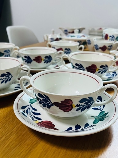 BOCH スープカップ・ソーサー 7セット