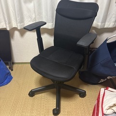ワークチェア(N ターゲットBK/肘付き)
の画像