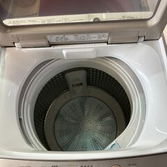 美品‼　アクア　ガラストップ　全自動洗濯機　5.0ｋ　2022年モデル　取説付　の画像