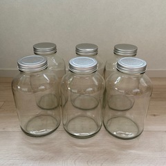 ガラス保存瓶6本セット