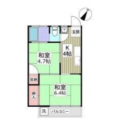 💚💛フリーレント1ヶ月付き💛💚敷礼ゼロ🎶鳩ヶ谷駅徒歩9分🎶賃料5...