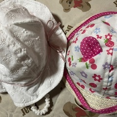 ベビー帽子2点