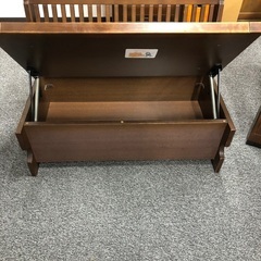 和風 収納ベンチソファーの画像