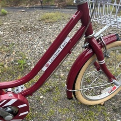 16インチ　子供用自転車　赤の画像