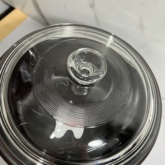☆値下げ☆O 2505-625 HOCKER T.M.C A-2 片手深ナベ（強化ガラスふた付) 直火•電子レンジ•オーブンOK 未使用の画像