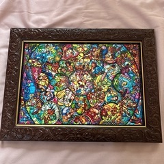 ディズニー　ステンドグラスパズル