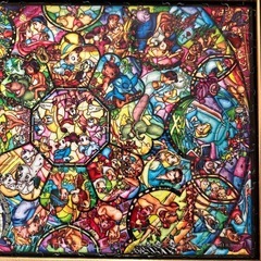 ディズニー　ステンドグラスパズルの画像
