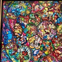 ディズニー　ステンドグラスパズルの画像